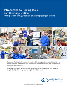 Introduction to Turning Tools and Their Application Identification and Application of Cutting Tools for Turning