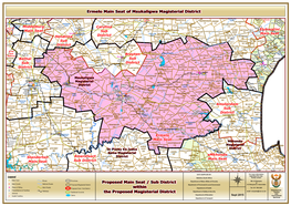 Proposed Main Seat / Sub District Within the Proposed Magisterial District Ermelo Main Seat of Msukaligwa Magisterial District