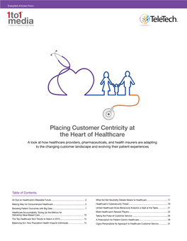 Placing Customer Centricity at the Heart of Healthcare