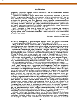 Book Reviews Importantly (And Despite Alienists' Claims to the Contrary), That the Choice Between Them Was (And Remains) Inherently Evaluative