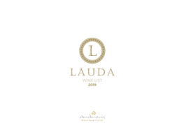 Wine List Lauda 2019