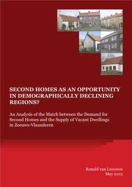 The Market for Second Homes in Demographically Declining Regions