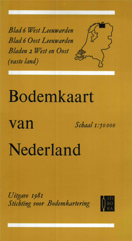 Bodemkaart Van Schaal I:Jo O Oo Nederland