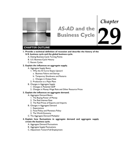 AS-AD and the Business Cycle