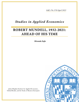O Robert Mundell Και Το Βραβείο Nobel Στα Οικονομικά