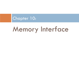 Interfacing EPROM to the 8088