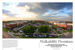 Walkability Premium
