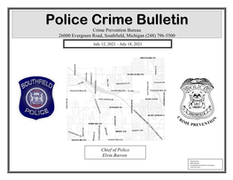 Police Crime Bulletin