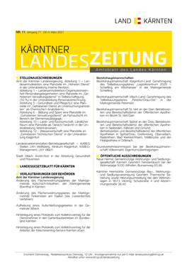 NR. 11. Jahrgang 71 . DO 4. März 2021