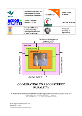 Cooperating to Reconstruct Rurality