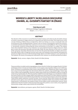 Women's Liberty in Religious Discourse