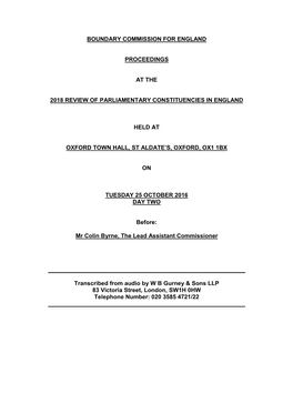 Boundary Commission for England