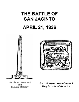 San Jacinto Battleground Award