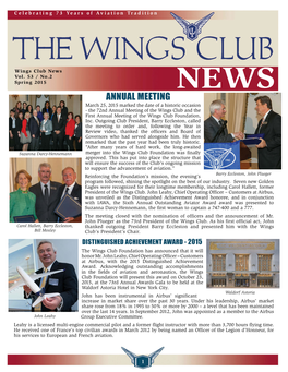 Wings Club Newsletter