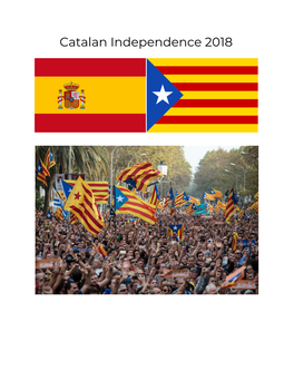 Catalan Independence 2018