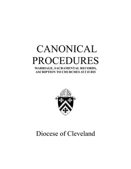 Canonical Procedures