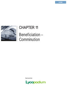 Chapter 11: Beneficiation