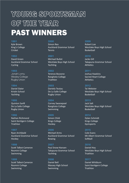 Past Winners