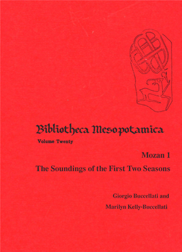 Mozan 1 the Soundings of the First Two Seasons