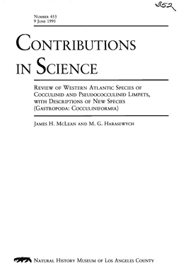 Contributions in Science