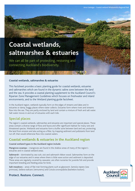 Coastal Planting Guide 1 for Detailed Information Are Very Dynamic Places with No Two Being Exactly Alike
