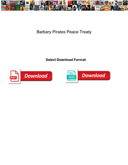 Barbary Pirates Peace Treaty