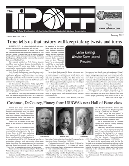 The Tipoff (Jan. 2012)