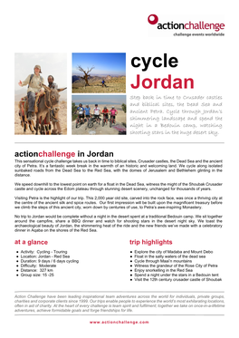 Cycle Jordan Brochure