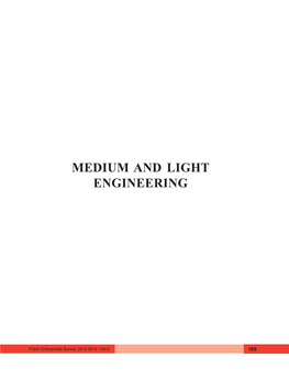 Medium and Light Engineering