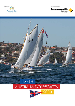177Th 2013 Australia Day Regatta