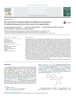 The Catechol-O-Methyltransferase Inhibitory Potential of Z