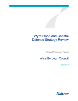 Wyre Flood and Coastal Defence Strategy Review