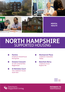 North Hampshire Supported Housing Scheme Leaflet