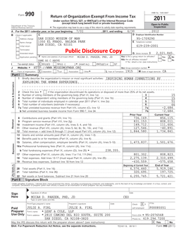 990 Informational Returns, Year Ending June 30, 2012