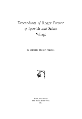 Village by CHARLES HENRY PRESTON