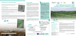 Lettre D'information Du Site Natura 2000 Des Coteaux Calcaires Du