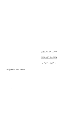 Chapter Xvii Bibliography (