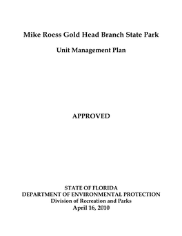 Mike Roess Gold Head Branch State Park