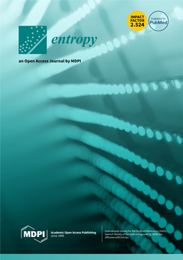 Entropy an Open Access Journal by MDPI