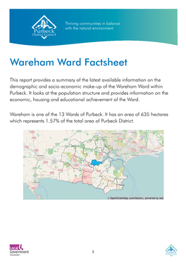 Wareham Ward Factsheet