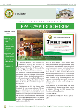 PPA Public Affairs | 11/6/2015 [PDF]