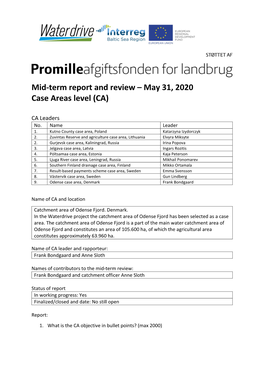 Midterm Case Area Denmark