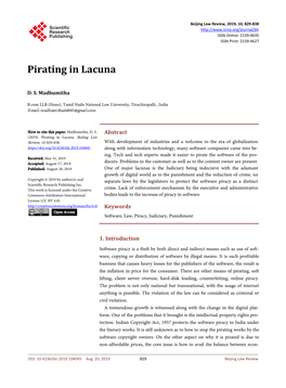 Pirating in Lacuna