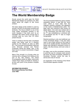The World Membership Badge