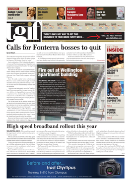 Calls for Fonterra Bosses to Quit