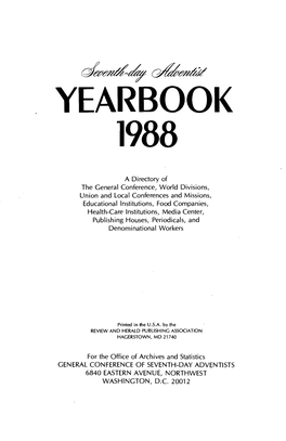Yearbook 1988