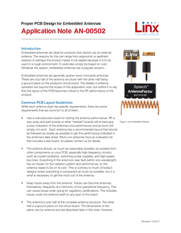 Application Note AN-00502