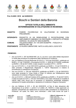 Boschi E Sentieri Della Baronia