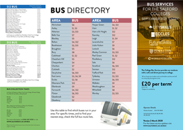 SCC Bus Timetable 2021