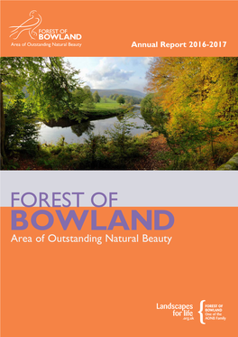 Forest of Bowland AONB Annual Report 2017